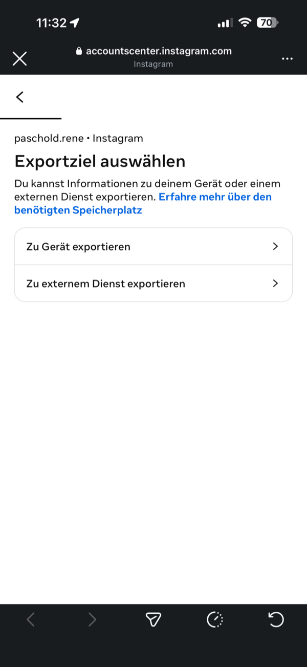 Schritt 6: Zu Gerät exportieren auswählen
